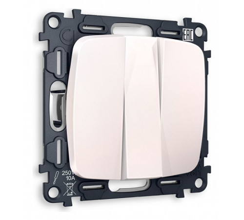 Выключатель трехклавишный без рамки Ambrella Volt Quant MO205010