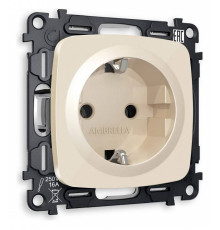 Розетка с заземлением, без рамки Ambrella Volt Quant MO306010