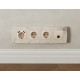 Розетка Ethernet RJ-45 и со шторками, без рамки Ambrella Volt OMEGA MO332005