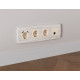 Розетка Ethernet RJ-45 и со шторками, без рамки Ambrella Volt OMEGA MO332005