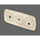 Розетка Ethernet RJ-45 и со шторками, без рамки Ambrella Volt OMEGA MO332005