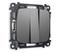 Выключатель трехклавишный без рамки Ambrella Volt Quant MO655010