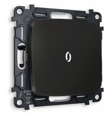 Выключатель одноклавишный с подсветкой без рамки Ambrella Volt Quant MO802015