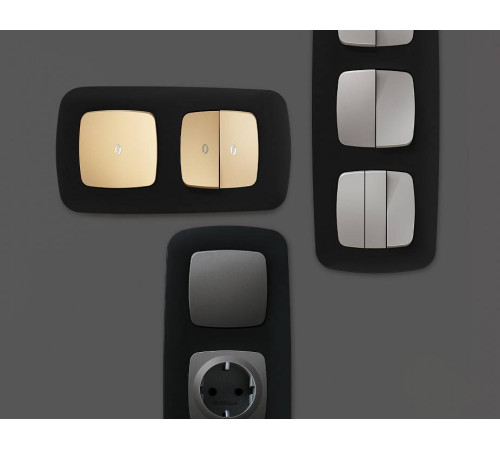 Рамка на 1 пост Ambrella Volt Ecta OF140701