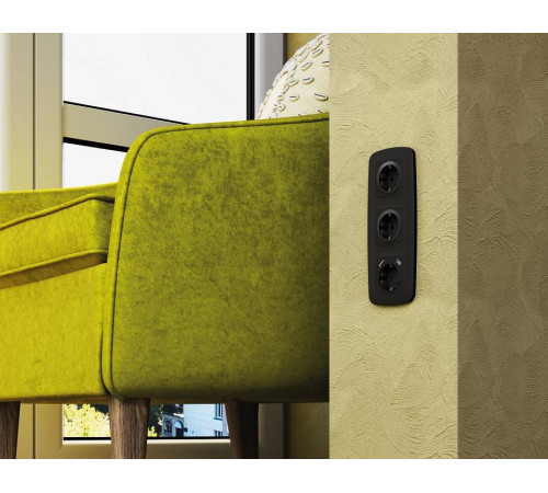 Рамка на 3 поста Ambrella Volt Ecta OF140703