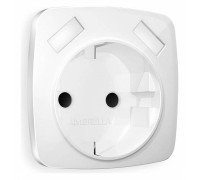 Накладка для розетки с заземлением и со шторками и 2хUSB type A Ambrella Volt Quant OP1090
