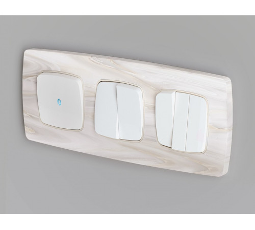 Клавиша для выключателя одноклавишного c подсветкой Ambrella Volt Quant OP1220