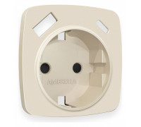 Накладка для розетки с заземлением и со шторками и 2хUSB type A и C Ambrella Volt Quant OP3300