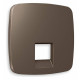 Накладка для розетки RJ-11 или RJ-45 Ambrella Volt Quant OP6420