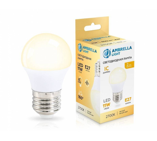 Лампа светодиодная Ambrella Light G45 451103
