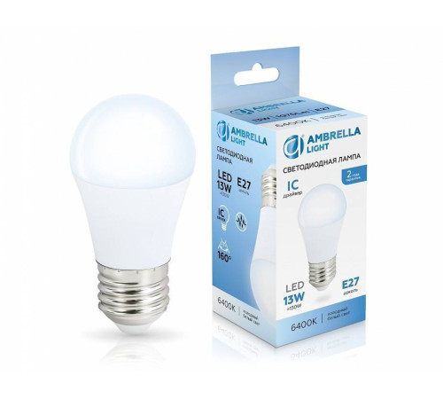 Лампа светодиодная Ambrella Light G45 451306