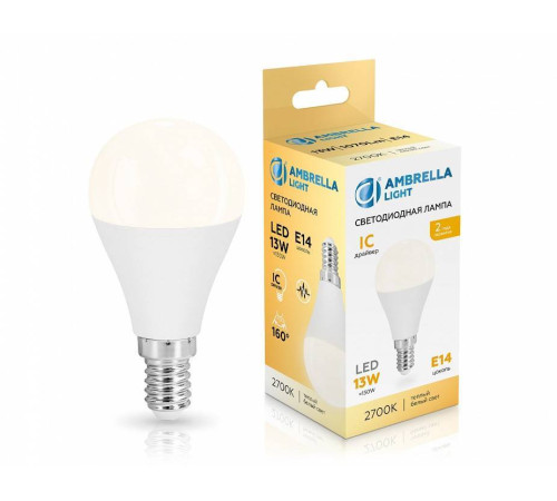 Лампа светодиодная Ambrella Light G45 451313