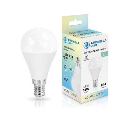 Лампа светодиодная Ambrella Light G45 451314