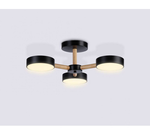 Люстра на штанге Ambrella light Fusion 3 лампы FL4823