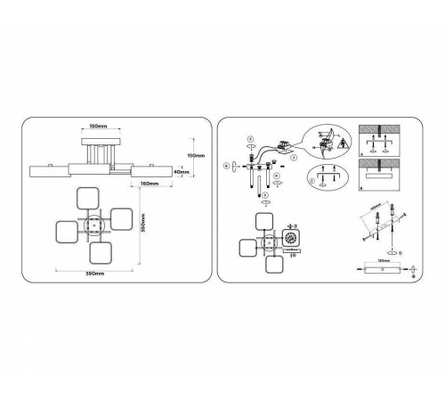 Потолочная люстра Ambrella Light FL FL516343