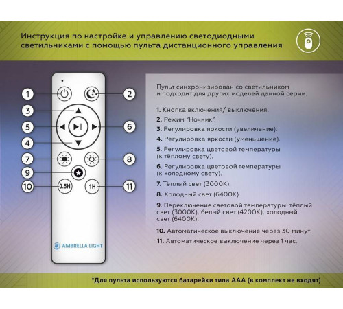 Накладной светильник Ambrella Light FZ FZ1401