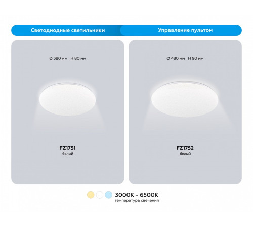 Накладной светильник Ambrella Light FZ1751