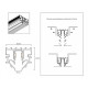 Трек встраиваемый Ambrella Light TRACK SYSTEM GL1950