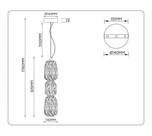 Подвесной светильник Ambrella Light LH LH30102