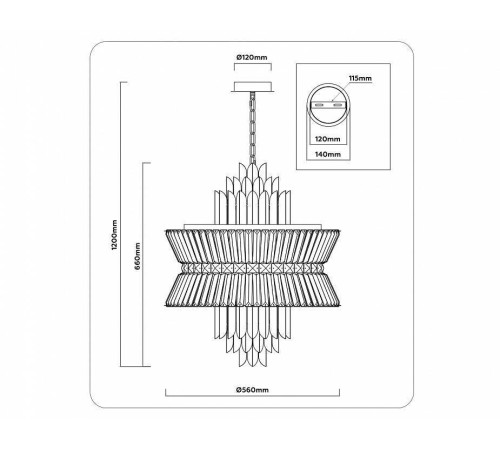 Подвесной светильник Ambrella Light LH LH41017