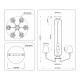 Подвесная люстра Ambrella Light LH LH75401