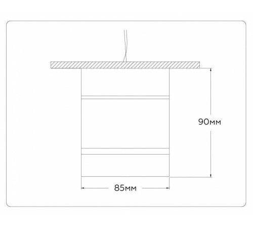 Накладной светильник Ambrella Light TA TA1445