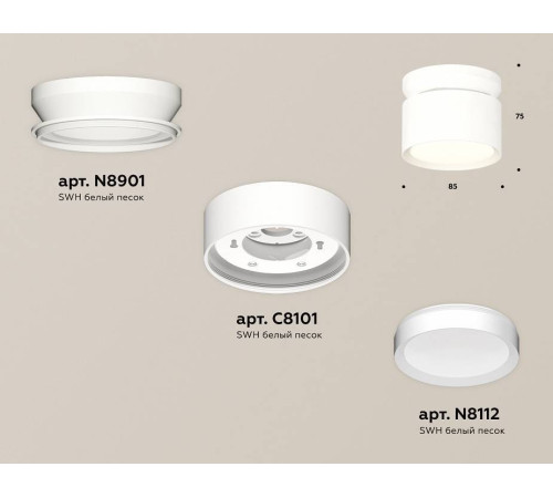 Накладной светильник Ambrella Light XS XS8101045