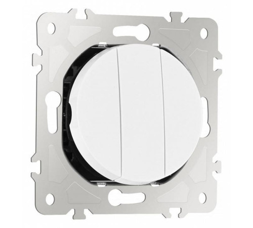 Выключатель трехклавишный без рамки Arte Milano 202 202.30-3.white