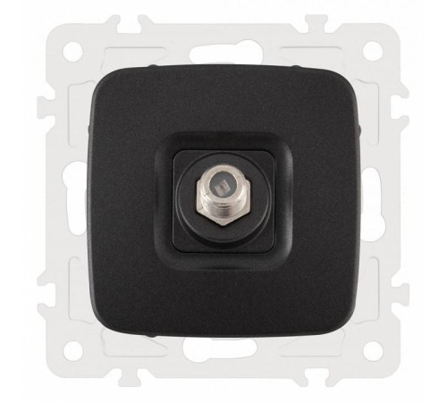 ТВ-розетка без рамки Arte Milano am-205 205.42-1.black