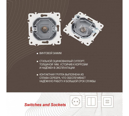 ТВ-розетка без рамки Arte Milano am-205 205.42-1.silver