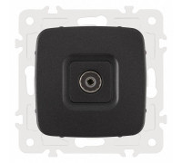 ТВ-розетка без рамки Arte Milano am-205 205.43-1.black