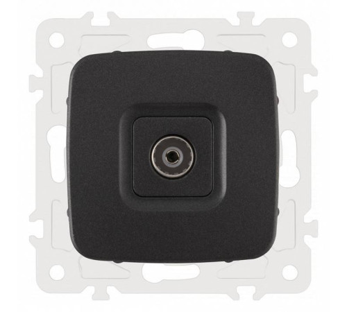 ТВ-розетка без рамки Arte Milano am-205 205.43-1.black