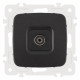 ТВ-розетка без рамки Arte Milano am-205 205.43-1.black