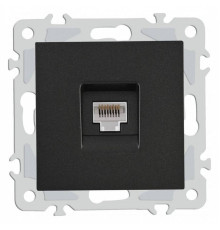 Розетка Ethernet RJ-45 без рамки Arte Milano am-206 206.45-1.black