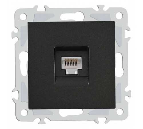 Розетка Ethernet RJ-45 без рамки Arte Milano am-206 206.45-1.black