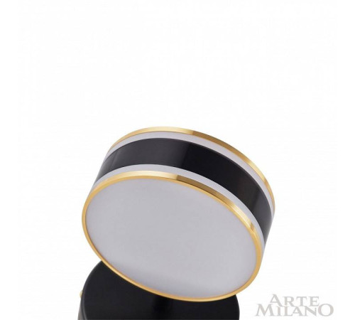 Бра Arte Milano Ferrara-71040 277599/1B BK/GD