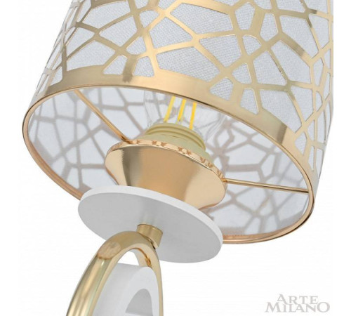 Бра Arte Milano Florentia-1237 301237/1W Wh/Gd