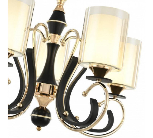 Подвесная люстра Arte Milano Florentia-2237 302237/5 Bk/Gd