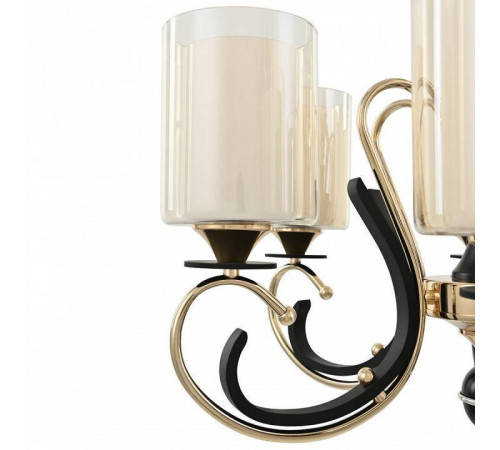 Подвесная люстра Arte Milano Florentia-2237 302237/5 Bk/Gd