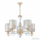 Подвесная люстра Arte Milano Florentia-6087 306087/5 Wh/Gd