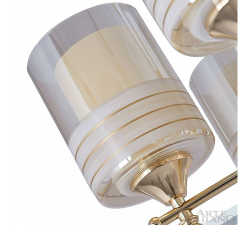 Подвесная люстра Arte Milano Florentia-6087 306087/5 Wh/Gd