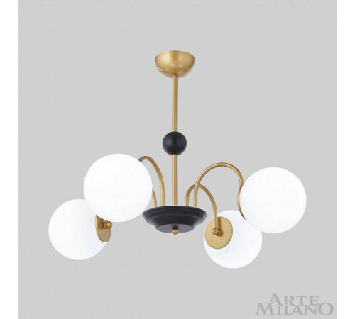 Люстра на штанге Arte Milano AM-Napoli 312066/D700/4 BS/BK