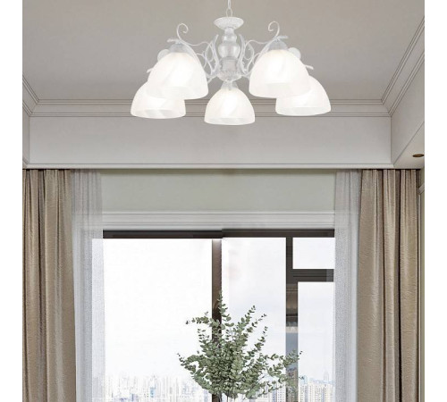 Подвесная люстра Arte Milano Amalfi-0644 5xE14 330644/5 WT+SL