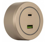 Розетка USB и type C на треке Arte Milano Am-track-sockets-39 399731TS/USB-Type-C Gold