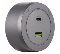 Розетка USB и type C на треке Arte Milano Am-track-sockets-39 399731TS/USB-Type-C Grey