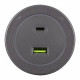 Розетка USB и type C на треке Arte Milano Am-track-sockets-39 399731TS/USB-Type-C Grey