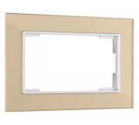 Рамка для двойной розетки Arte Milano am-503.02 503.02-double.shampan