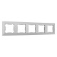 Рамка на 5 постов Arte Milano am-503.03 503.03-5.silver