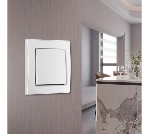 Выключатель одноклавишный Arte Milano SET06-1 SET06-1-30-1 white