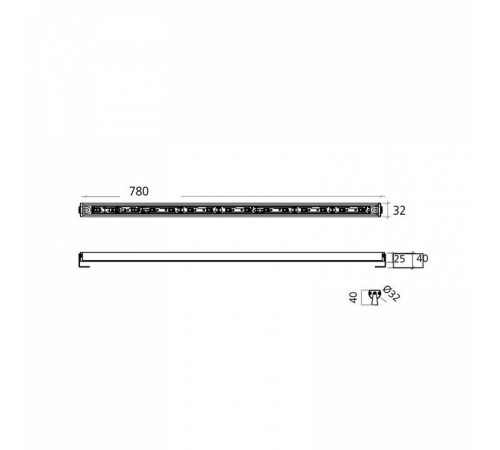Накладной светильник Artemide NL708030C0